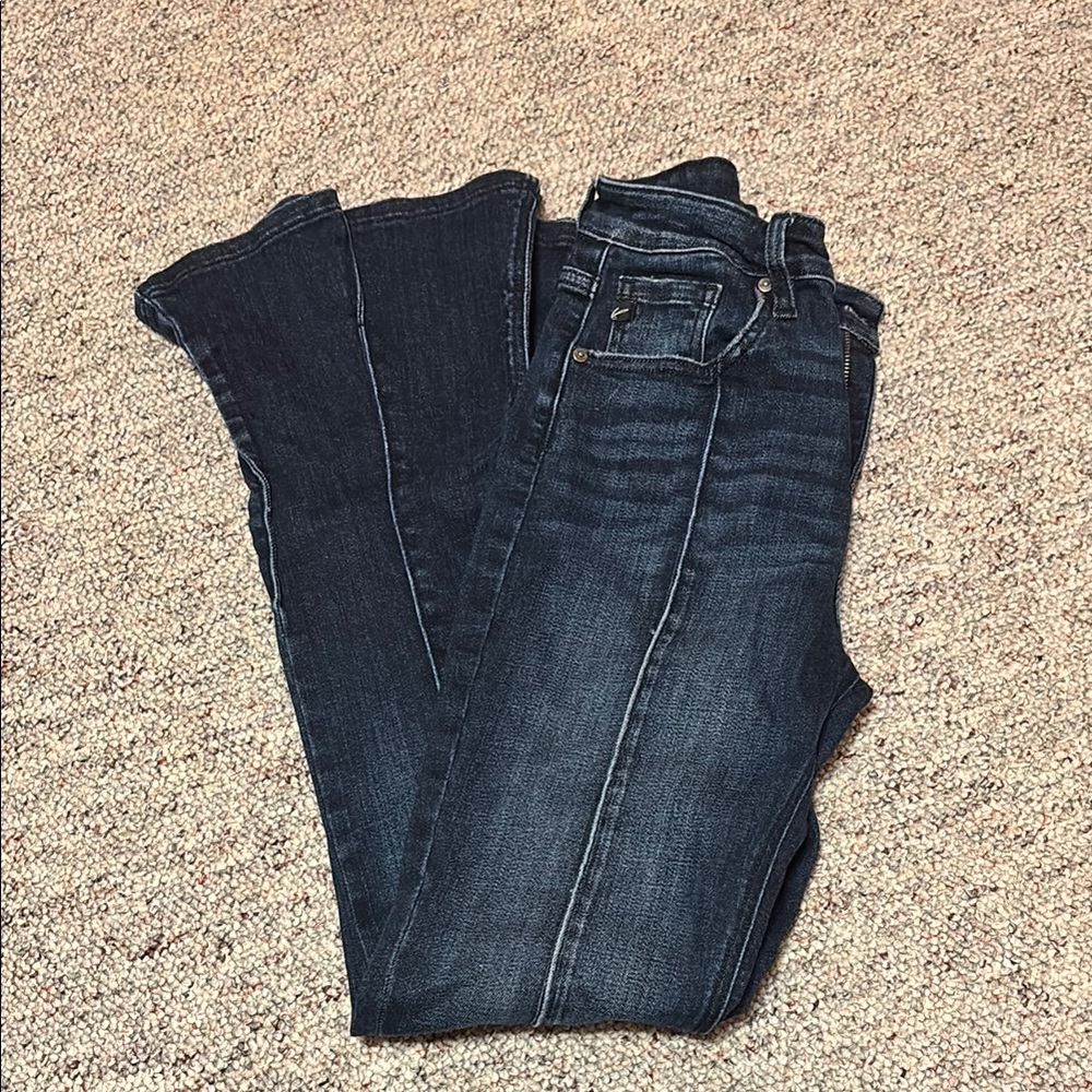 KanCan Blue Flare Wide Leg Jeans
